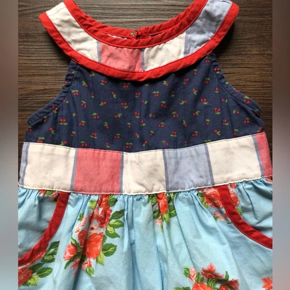 Matilda Jane Holiday Parade Dress Brilliant Daydream Cherry Floral Summer 2T - Picture 9 of 14
